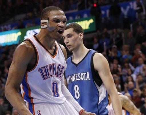 Εκπληκτικός ξανά ο Ράσελ Γουέστμπρουκ, πρώτο τρίποντο στην καριέρα του Τζόρνταν!